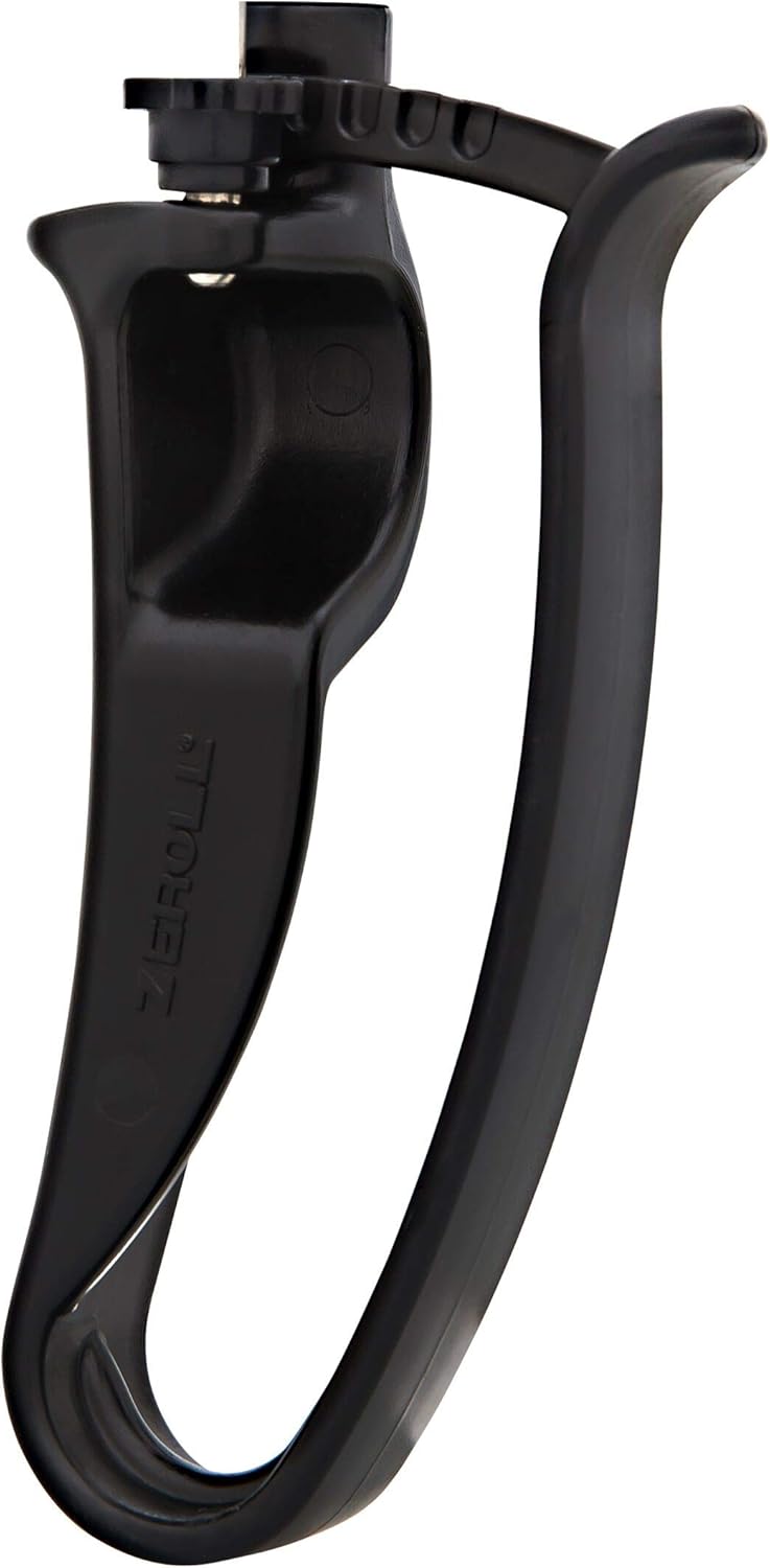 Zeroll Universal Extended Length EZ Disher Food Portion Control Scoop Designed for Right or Left Hand Use Dishwasher Safe, 1 3/4-Inch, Black