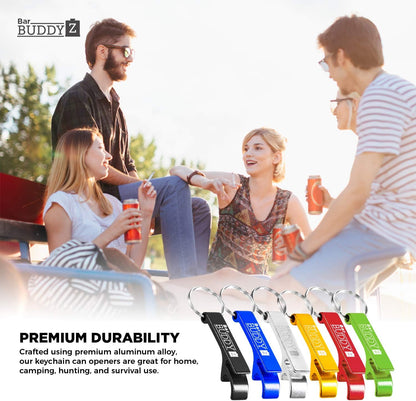 Stainless Steel Keychain Bottle Opener - Compact Beer Opener for BBQ Camping Bar | Gift for Men Women | We Got Teez