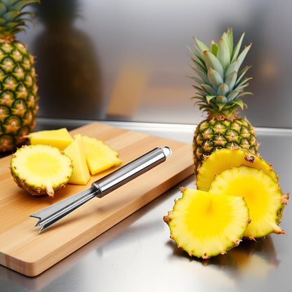 Pineapple Eye Peeler Remover Tool - Multipurpose Clip, V Shape Stainless Steel for Home Kitchen Peeling, Grating and Slicing Tools Peelers