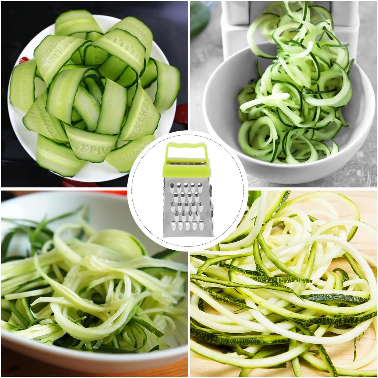 COLLBATH Mini Cheese Grater with Non-Slip Handle Stainless Steel Vegetable Slicer and Garlic Ginger Grating Tool Compact 2.63 Inch Handheld Kitchen Grater for Food Preparation