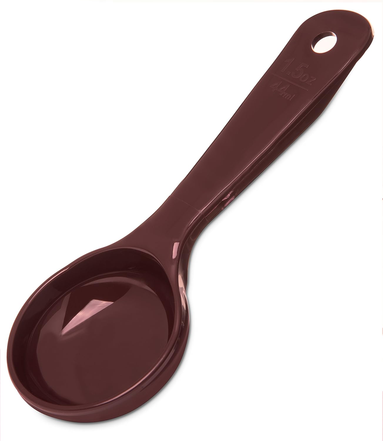 Carlisle FoodService Products 492104 Measure Miser Solid Measuring Spoon with Short Handle, 1 Ounce, Yellow