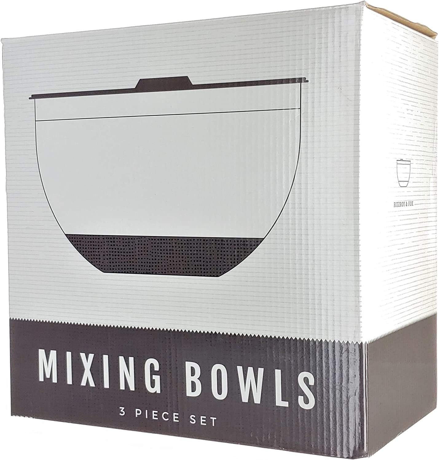 Stainless Steel Mixing Bowls with Lids and Non Slip Bases (Set of 5, Red)