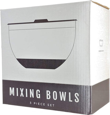 Stainless Steel Mixing Bowls with Lids and Non Slip Bases (Set of 5, Red)