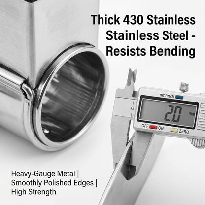 Generic Handheld Rotary Cheese Grater, 430 Steel Manual Shredder For Parmesan, Cheddar, Nuts & Root Veggies