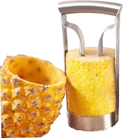 Pineapple Cutter Slicer Stainless Steel Pineapple Corer Fruit Core Remover for Kitchen Fruit Rings 8cm. Pitters
