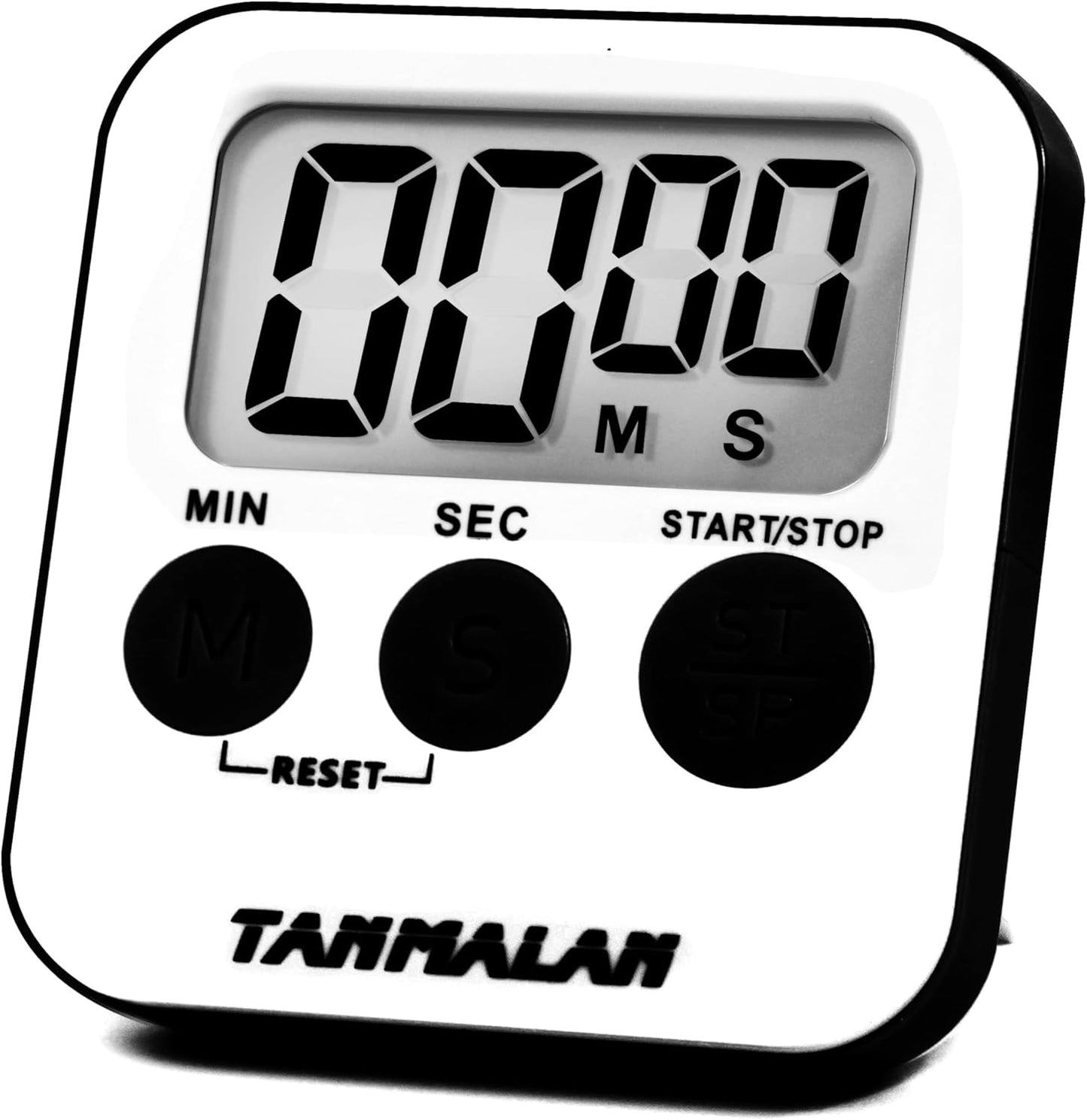 Tanmalan Kitchen Timer for Cooking Loud Alarm, Large Display, Auto Memory Loud Alarm, Large Display,Big Button，for Kids for Teacher Classroom Must Haves,Count Down-up,Easy to use (6.0-Grey)