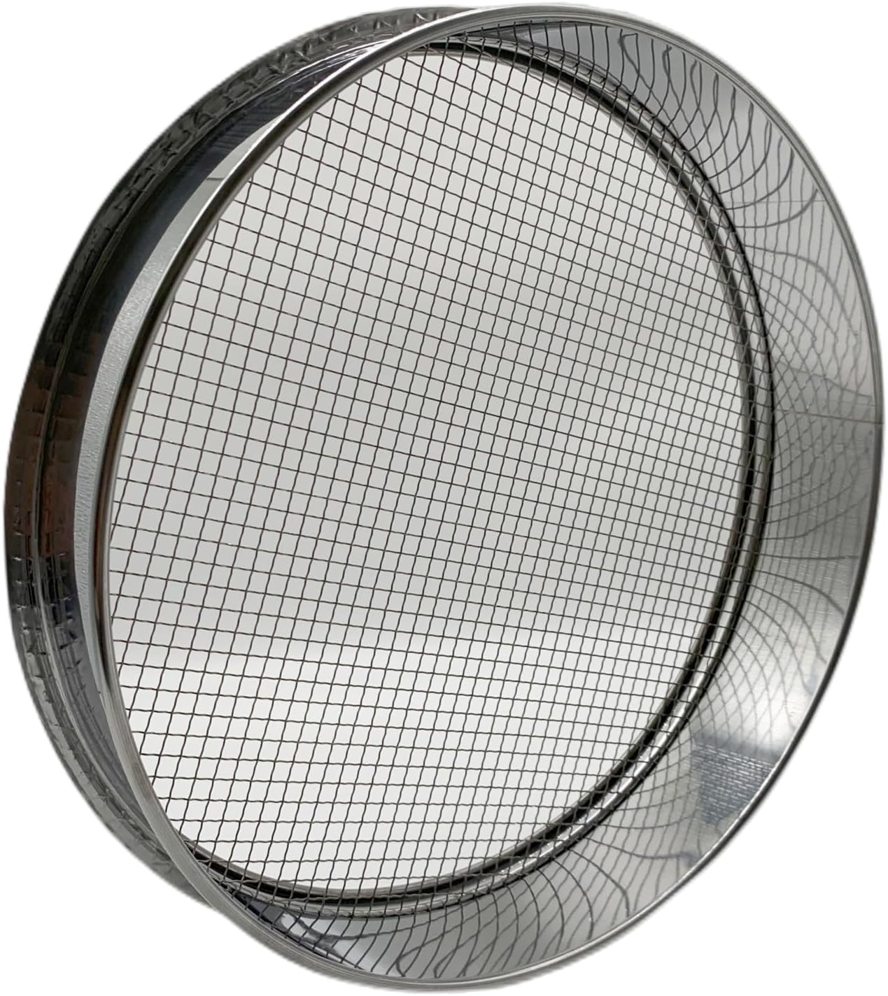 Soil Sieve for Garen -12 inches Soil Sifter for Rocks Compost-Sifting pan (1/8”Mesh Screen)