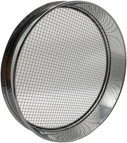 Soil Sieve for Garen -12 inches Soil Sifter for Rocks Compost-Sifting pan (1/8”Mesh Screen)