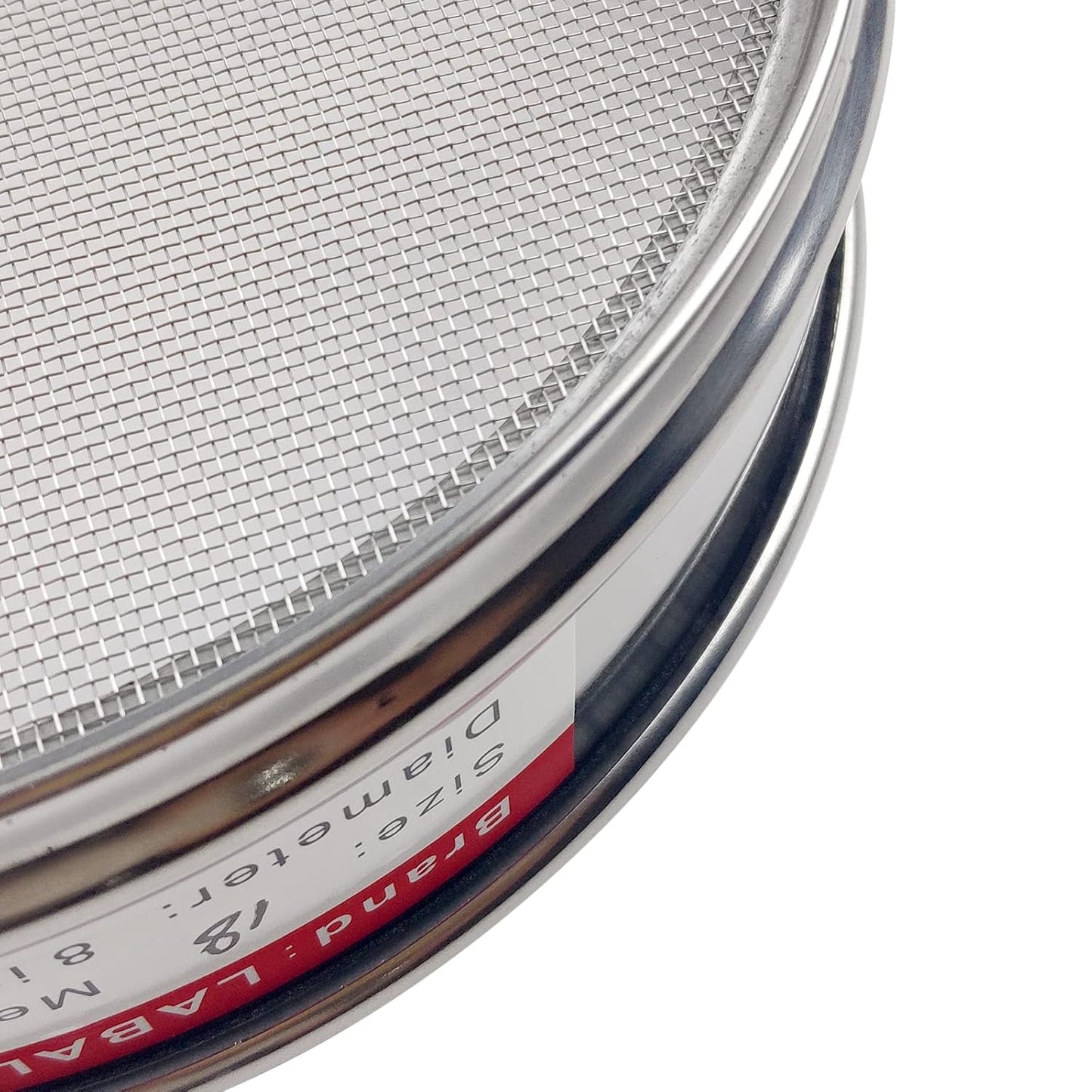 LABALPHA 120 Mesh Lab Sieves, #120 Mesh Test Sieve, 8'' Diameter, 304 Stainless Steel Wire Cloth (0.125mm)