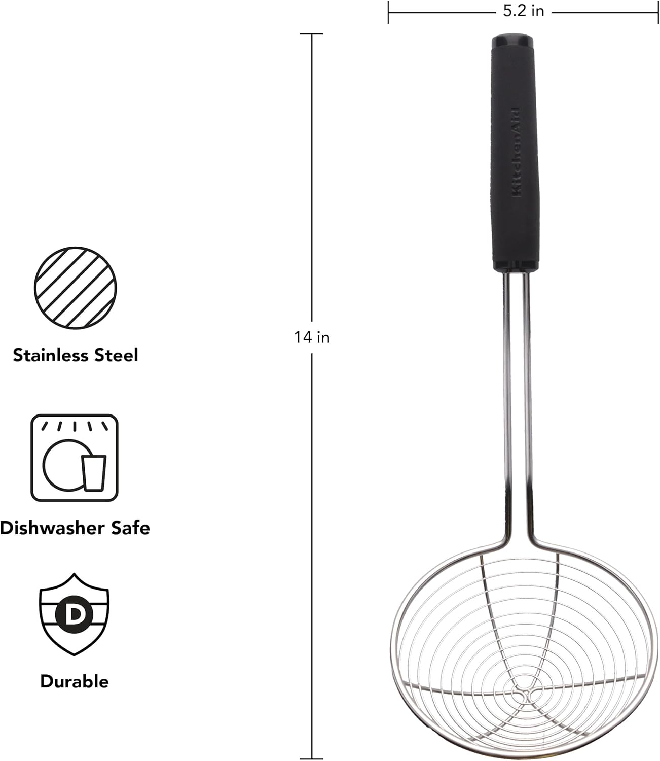 KitchenAid KE010OHOBA Classic Stainless Steel Asian Strainer