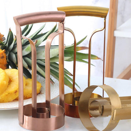 Stainless Steels Pineapple Peeler Corer Cutter Tool Portable Fruit Slicers Kitchen Tool Quick Pineapple Meat Pickers For Home Picnics Party Travel