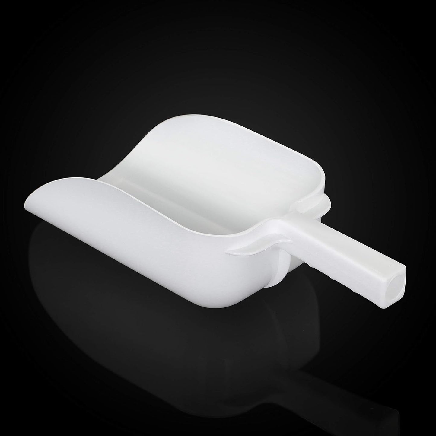 New Star Foodservice 34400 Polycarbonate Plastic Utility Ice Scoop, Clear, 12-Ounce