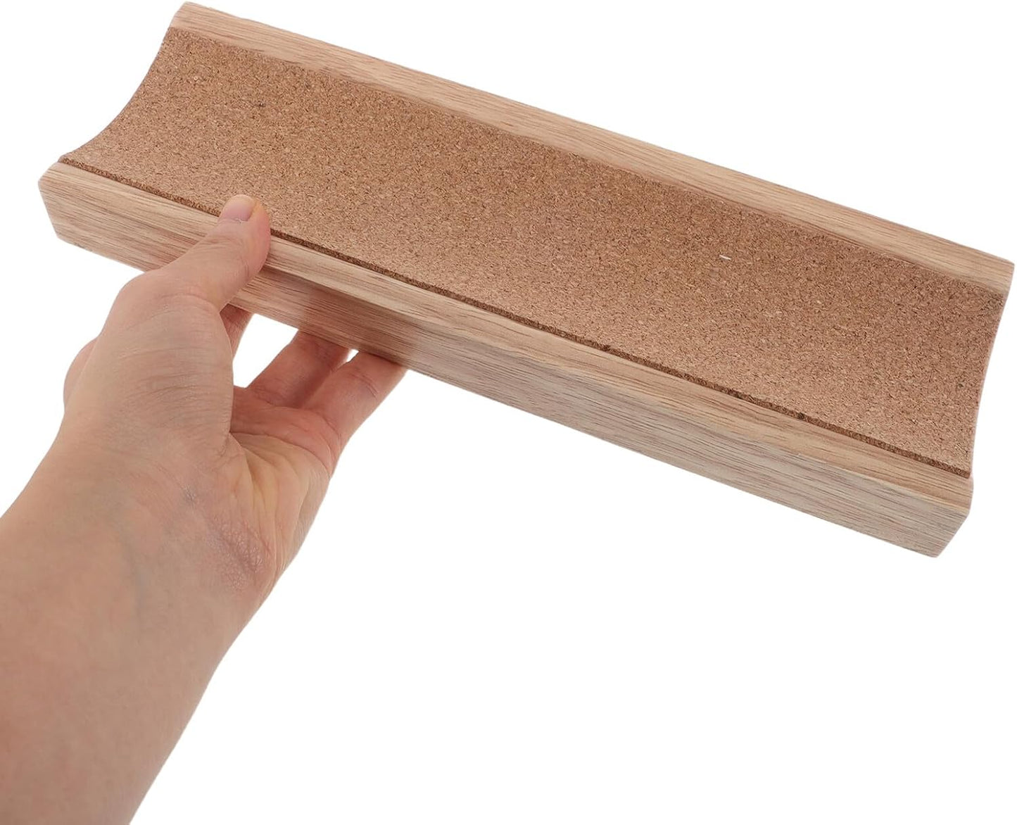 Garneck Wood Rolling Pin Holder Compact Storage Organizer for Pastry Dough Fondant Bakers Space-saving Kitchen Base Stand Compatible with Various Roller