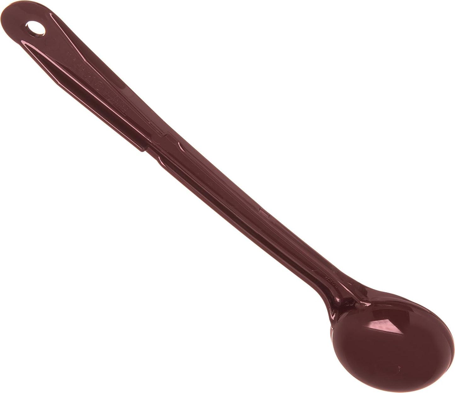 Carlisle FoodService Products 399214 Solid Long Handle Portion Control Spoon, 8 oz, Blue