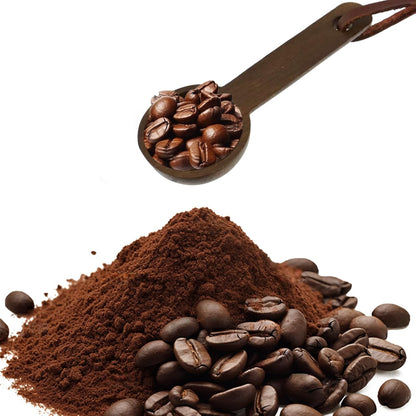 30ml Wood Measuring Spoon and Scoop Wooden Tablespoon 30ml Measuring Scoop 2 TBSP Retro Coffee Spoons for Dry Ingredients Ground Tea Spice (Wood Color, 2TBSP)