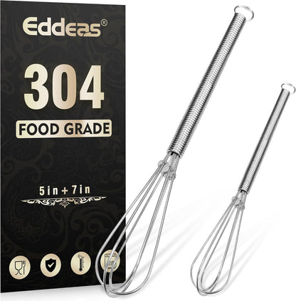 Whisks For Cooking - 500 °F Heat Resistant Silicone Whisk, Heavy Duty 7",9"&11inch Non-Scratch Balloon Kitchen Wisk tool Set, for cooking Wisking, Blending, Beating, Stirring, 3 Piece Black