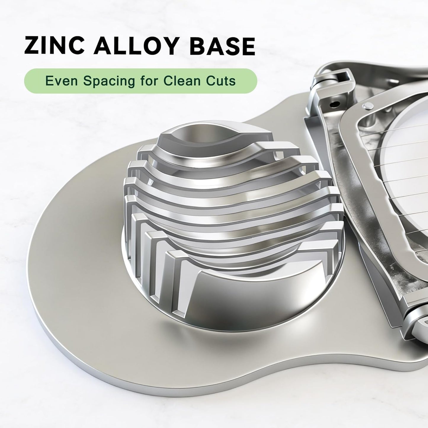 3 in 1 Egg Slicer, Egg Cutter Egg dicer for Boiled Eggs -Stainless Steel Wire with 3 Slicing Styles