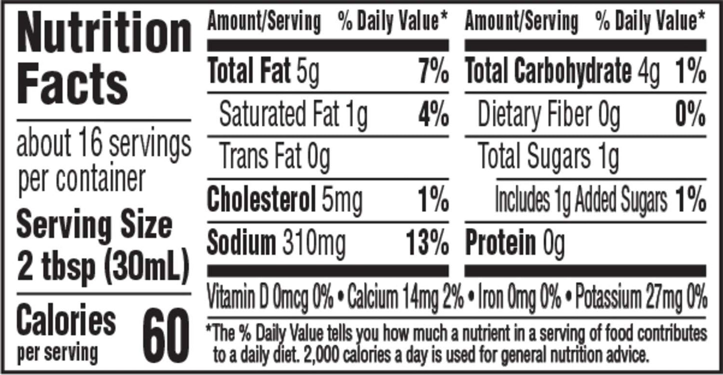 Hidden Valley Light Ranch Condiment and Dressing, Easy Squeeze Bottle, 16 Fl Oz, (Package May Vary)
