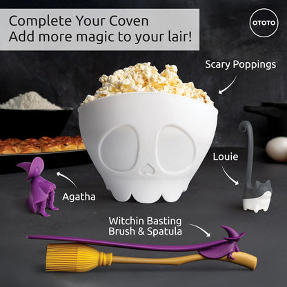 OTOTO Gnomeo Pastry Brush - Silicone Basting Brush for Cooking, Spread Oil Butter Sauce for BBQ Grill Baking, Gnomes Gifts for Women, Cute Funny Kitchen Gadgets