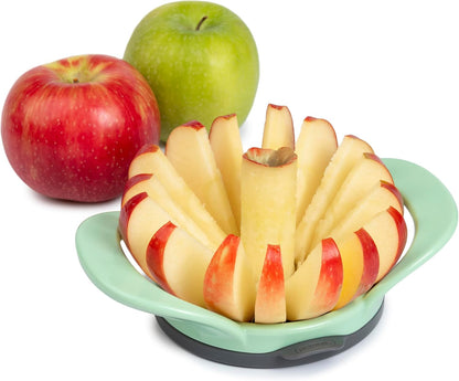 PrepWorks Dishwasher Safe Apple Slicer and Corer – 16-Slice Thin Apple Cutter with Safety Cover