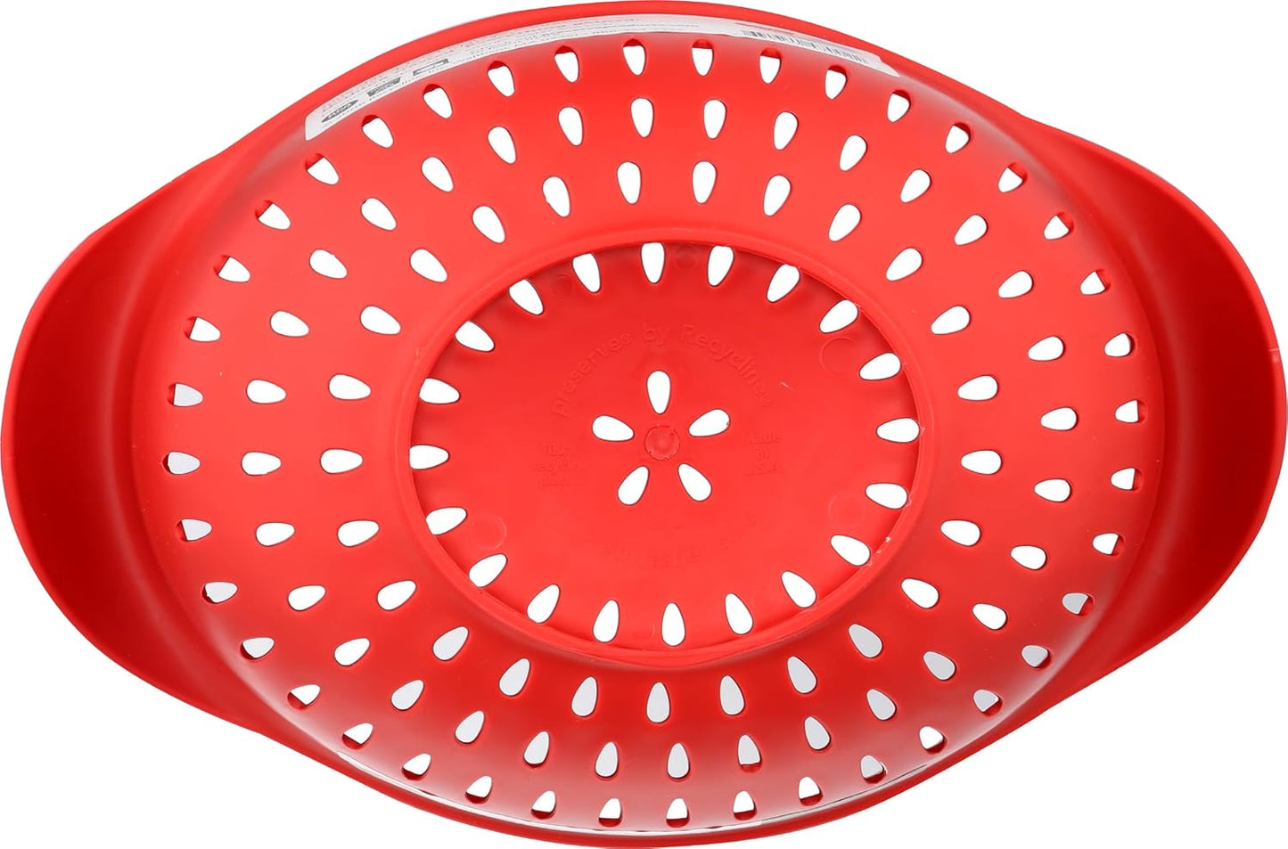 Preserve Small Colander, Made from Recycled Plastic, 1.5 Quart Capacity, Red