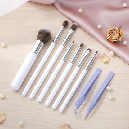 9 PCS Cake Candy Decorating Brushes Tools, Baking Brush Set Food Paint Brushes Pastry Brush Fondant Tools and Stainless Steel Straight & Curved Tip Tweezers for Baking Fondant DIY Cake Sugar