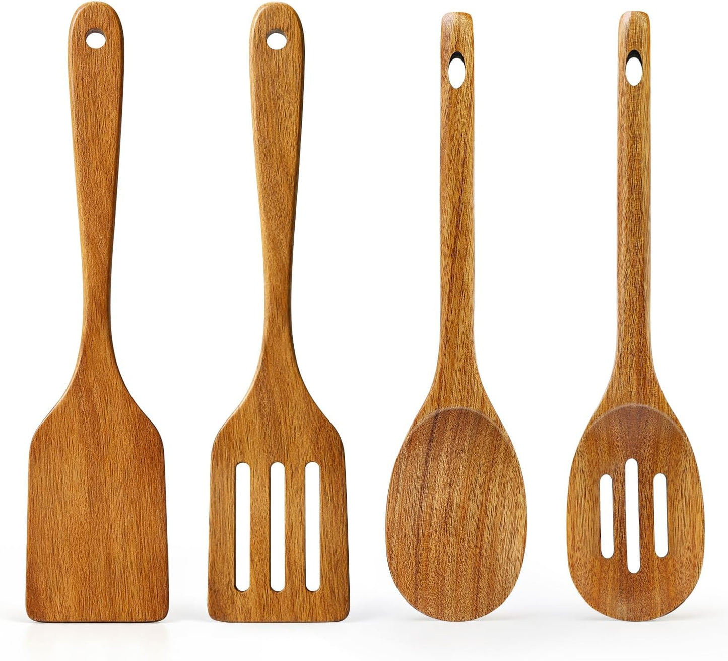 2 Pack Wooden Spurtle for Sourdough Starter Wood Thin Spatula Mixing Tool Sour Dough Whisk Mixer Warmer Bread Accessories Jar Spatula Sourdough Scraper Stirrer Skinny Spatula Spurtle Sourdough Gifts