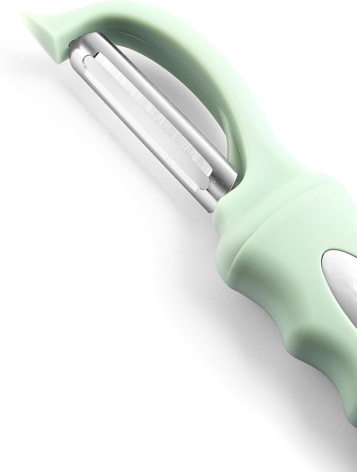 Spring Chef Premium Swivel Vegetable Peeler, Soft Grip Handle and Ultra Sharp Stainless Steel Blades - Perfect Kitchen Peeler For Veggie, Fruit, Potato, Carrot, Apple - Pink Lemonade