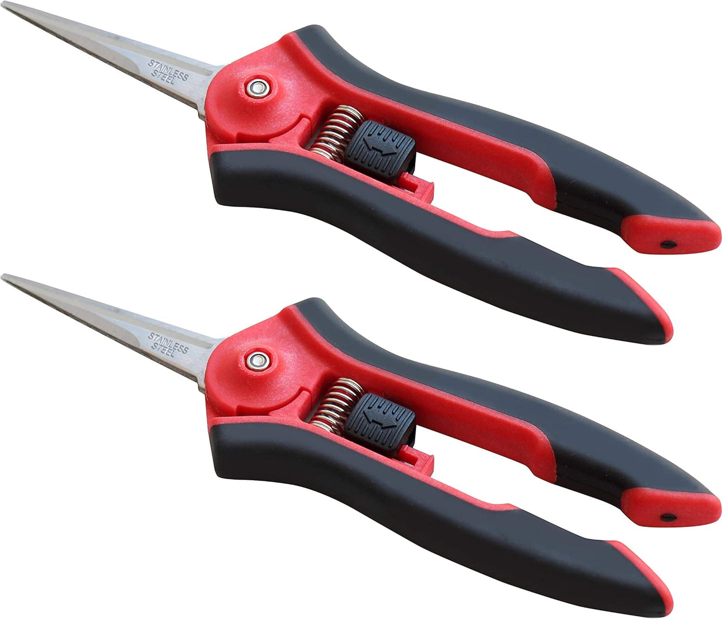 TABOR TOOLS K7A Straight Pruning Shears with Carbon Steel Blades, Florist Scissors, Multi-Tasking Garden Snips for Arranging Flowers, Trimming Plants and Harvesting Herbs, Fruits or Vegetables.