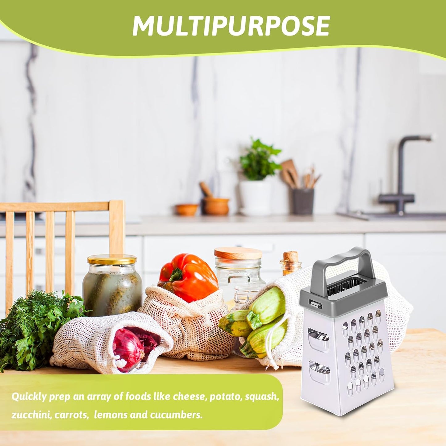 6 Pcs Small Grater Mini Cheese Grater Handheld Slicer Professional Stainless Steel with 4 Sides Food Shredder Safe Zester for Kitchen Cheese Garlic Ginger Vegetable Potatoes