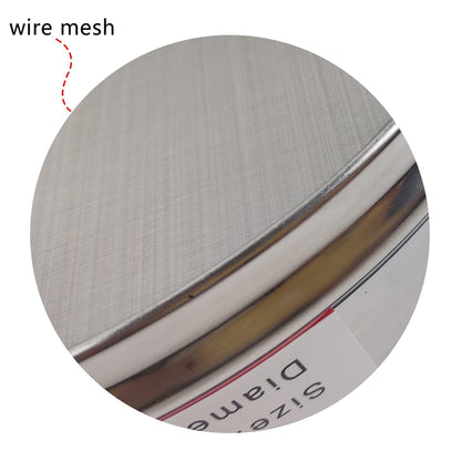 LABALPHA 120 Mesh Lab Sieves, #120 Mesh Test Sieve, 8'' Diameter, 304 Stainless Steel Wire Cloth (0.125mm)