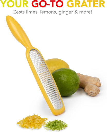 Joie Tower Grater, Double Sided, Stainless Steel, Dishwasher Safe, BPA Free, Kitchen Tool, 1 Count