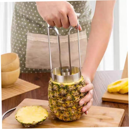 Pineapple Cutter Slicer Stainless Steel Pineapple Corer Fruit Core Remover for Kitchen Fruit Rings 8cm slicer