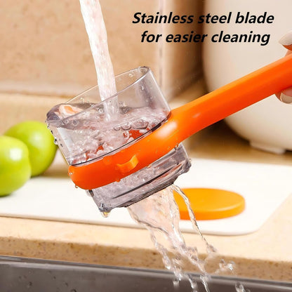 2-Piece Vegetable Peeler Set - Stainless Steel Potato Peeler and Fruit Peeler, Ideal for Kitchen Use, Apple Peeler, Carrot Peeler, Orange Peeler with Comfortable Grip