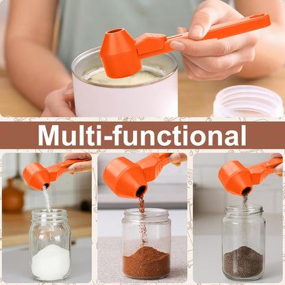 Palksky Coffee Scoop & Funnel for Reusable K Cup Refillable Coffee Pods, 2 Tablespoon Slide Coffee Measuring Funnel Scooper,1PCS