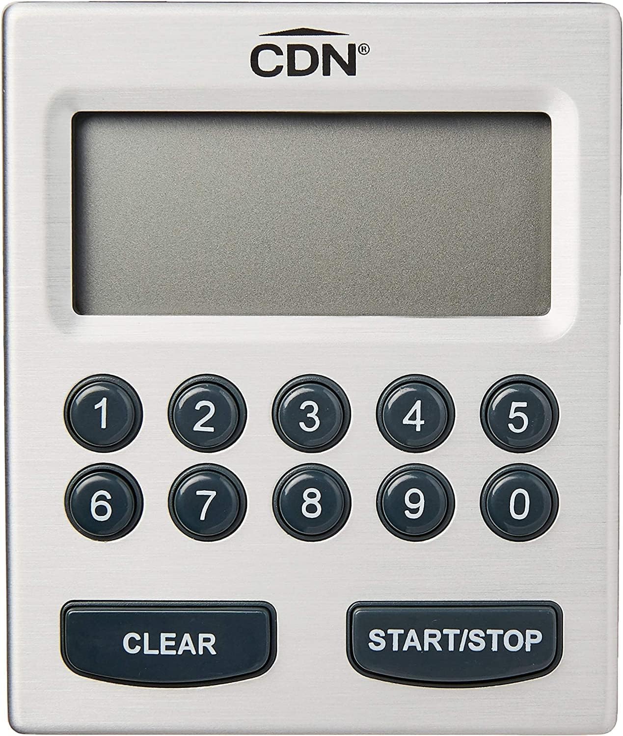CDN Direct Entry 2- Alarm Digital Kitchen Timer | Counts Up & Down, 10 Hours by Hours, Minutes & Seconds, Big Digit, Loud & Long Audio/Vibrate Alarm, Stand, Hang, Magnet Mounting - TM30