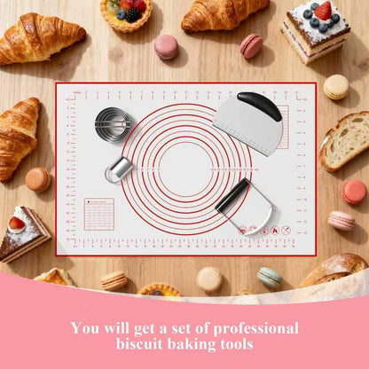 Biscuit Cutter Set, Dough Blender, Pastry Cutter, Biscuit Cutter, Dough Cutter,Pastry Cutter Set, Round Sifter,Baking Dough Tools for Cooking Cookies (3 Pcs/Set)