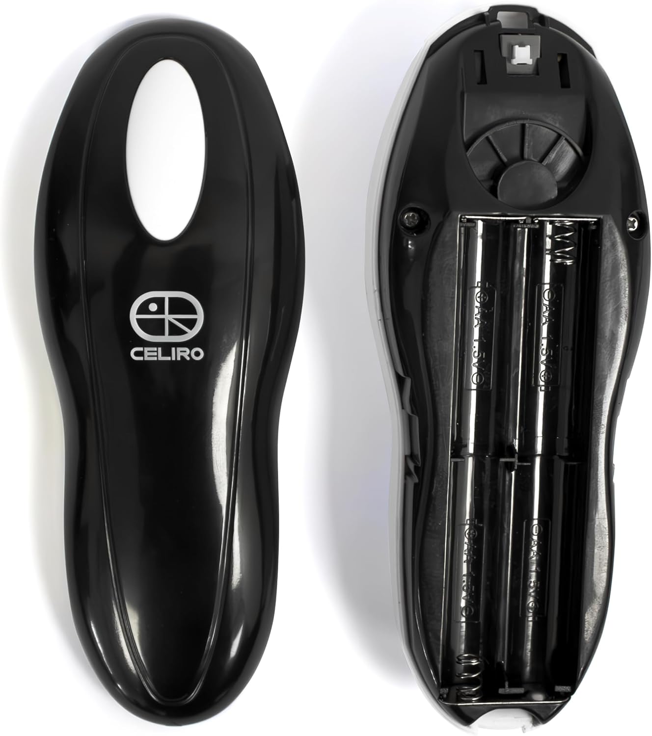 A1 Electric Can Opener – Smooth Edge Tin Opener with Easy-Touch Start & Stop, Ergonomic, Compact & Cordless Design - Black