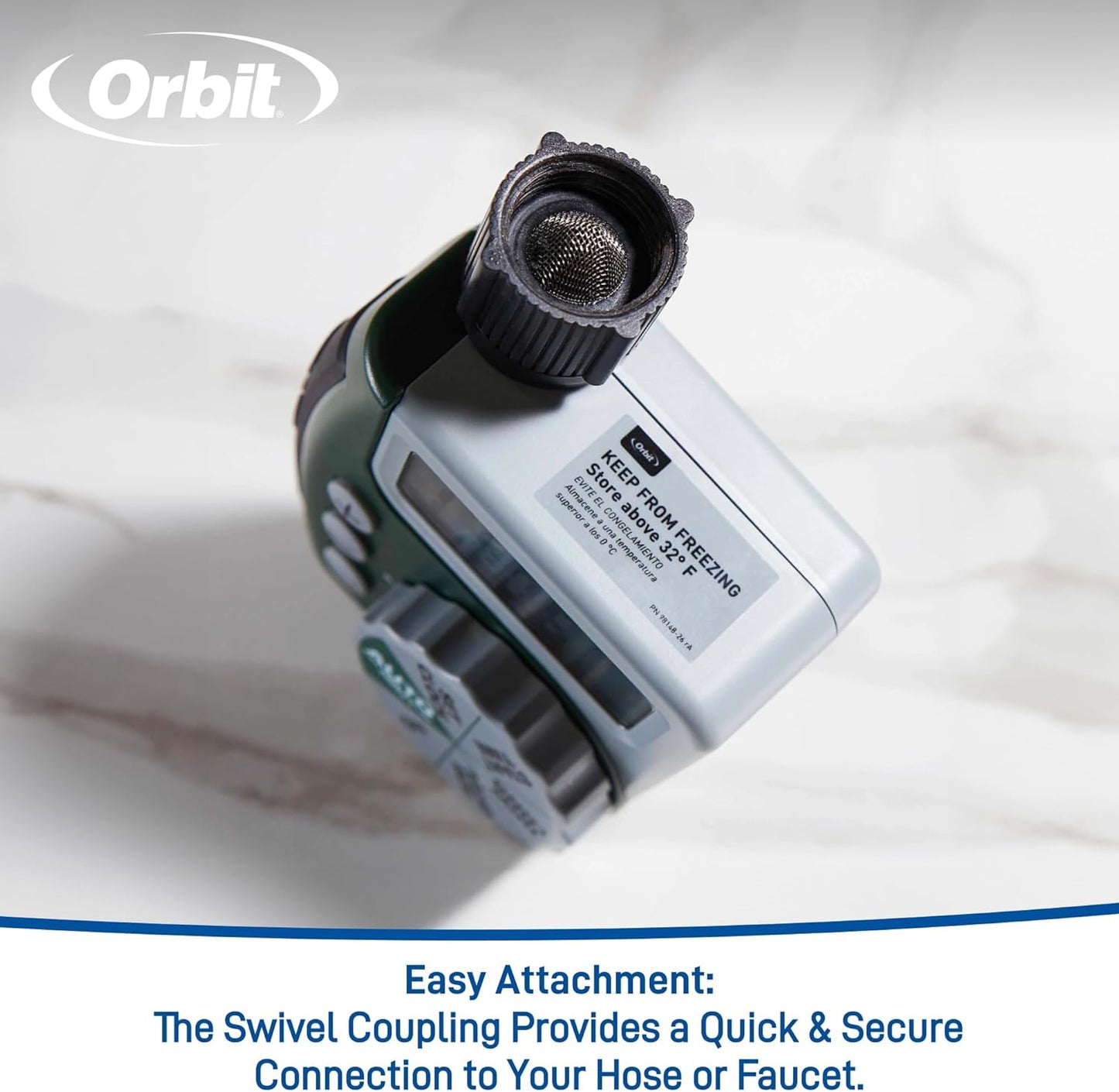 Orbit 62067 1-Outlet Programmable Digital Hose Watering Timer, 2-Pack