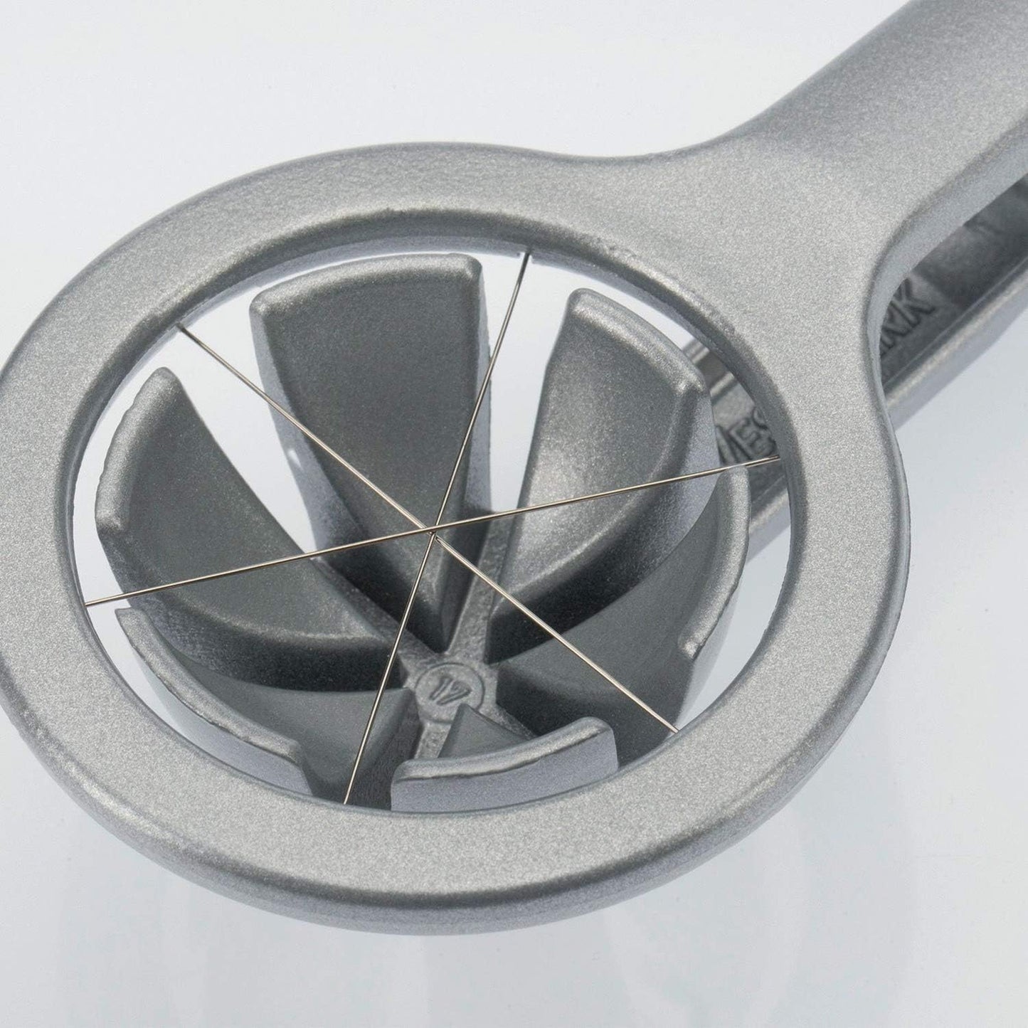 Westmark Wedge Egg Slicer - Heavy-Duty Aluminum Cutter with Stainless Steel Blades for Wedge Slices, Multi-Purpose Wedger for Eggs, Mushrooms, Strawberries & Kiwi, Kitchen Essentials