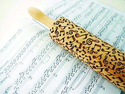HEARTS EMBOSSING ROLLING PIN WOODEN ROLLING PIN for EMBOSSED COOKIES with LOVE HEARTS