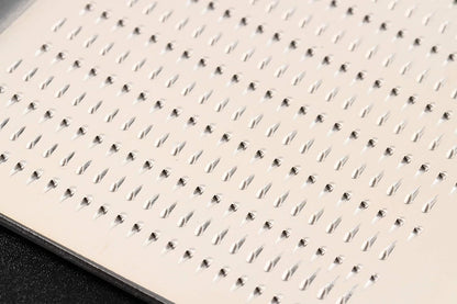 Japanese Grater with Handle for Wasabi, Radish, Garlic, Ginger, Apple, Stainless Steel (6.3"x3.0"),Seki Japan