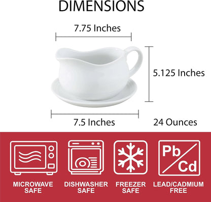 HIC Kitchen Roasting Fat Separator Gravy Strainer, Borosilicate Glass, 32-Ounces, For Stress-Free Holiday Meal Prep and Serving
