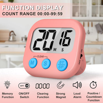 ZILLEEN Classroom Timer for Kids Teachers 2 Pack Digital Timers