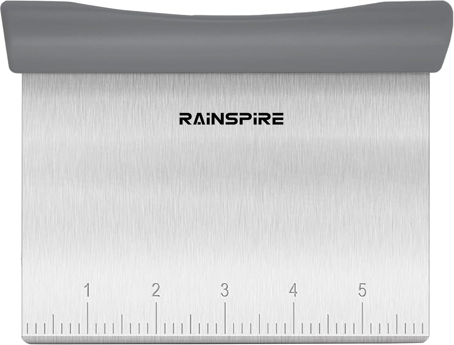 Upgraded 304 Stainless Steel Multi-Purpose Bench Scraper with Measurement Marks, Dishwasher Safe, Dough Cutter for Pizza, Bread and Cookie Dough Vegetable Chopper, Baking Supplies, Mint Green