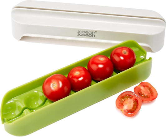 Joseph Joseph Halve-It Time Saving Slicing Tool, Small Fruit, Grape and Tomato slicer, BPA free, Dishwasher safe