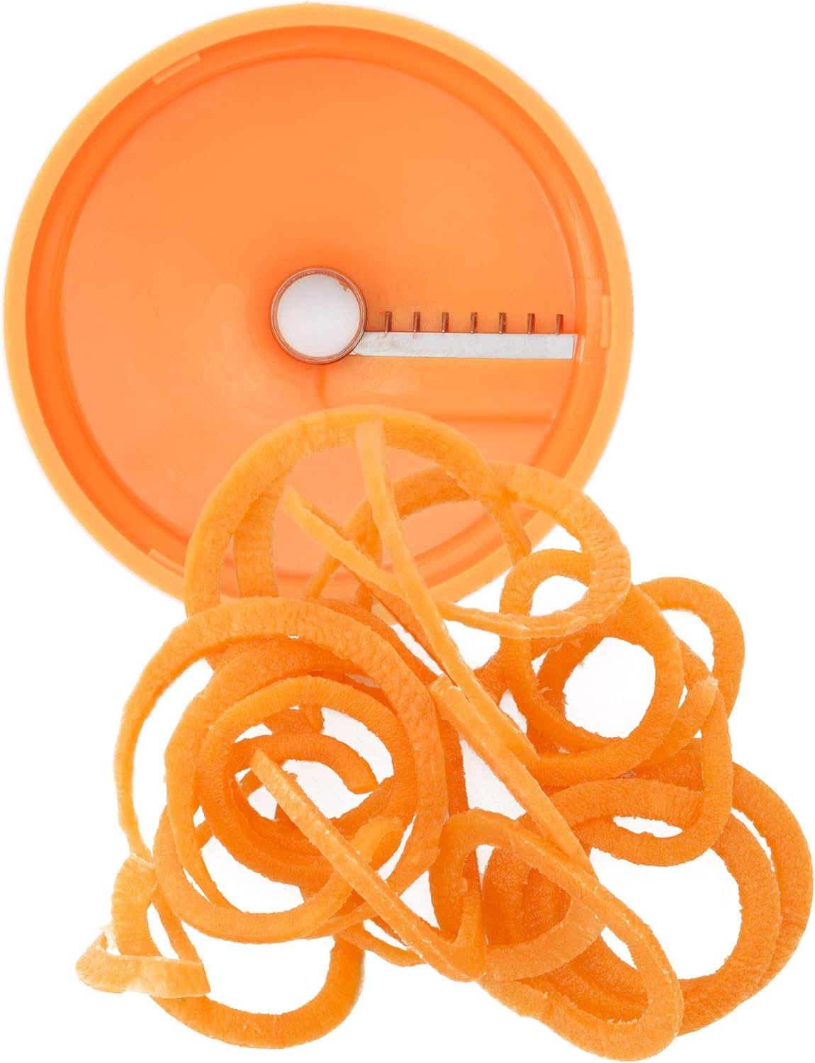 Good Cook 10807 Spiralizer Handheld Vegetable Slicer, 3 in 1 Heavy Duty Veggie Spiral Cutter - Zoodle Pasta Spaghetti Maker for Low Carb/Paleo/Gluten-Free Meals