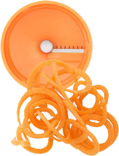 Good Cook 10807 Spiralizer Handheld Vegetable Slicer, 3 in 1 Heavy Duty Veggie Spiral Cutter - Zoodle Pasta Spaghetti Maker for Low Carb/Paleo/Gluten-Free Meals