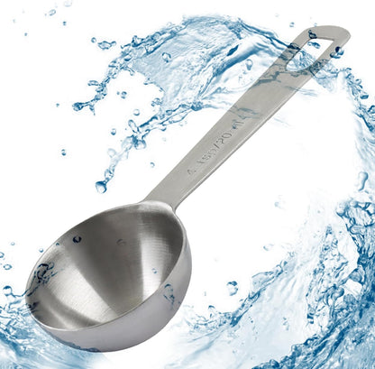 2Pcs 2/3 Tablespoon (2/3 Tbsp | 2 Tsp | 10 Ml | 10 Cc) Stainless Steel Measuring Spoons, 2 Teaspoon Metal Single Measuring Spoon for Measuring Coffee Powder, Grains and Loose Tea