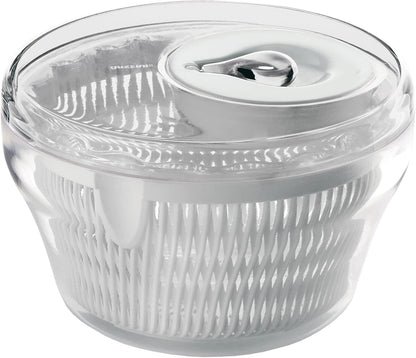 Guzzini Latina Large Transparent Salad Spinner, 11-Inches